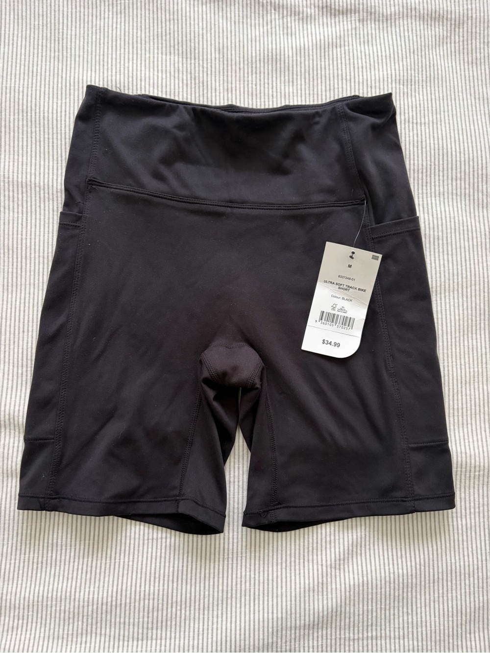 Cotton On High-Rise Black Active Bike Shorts